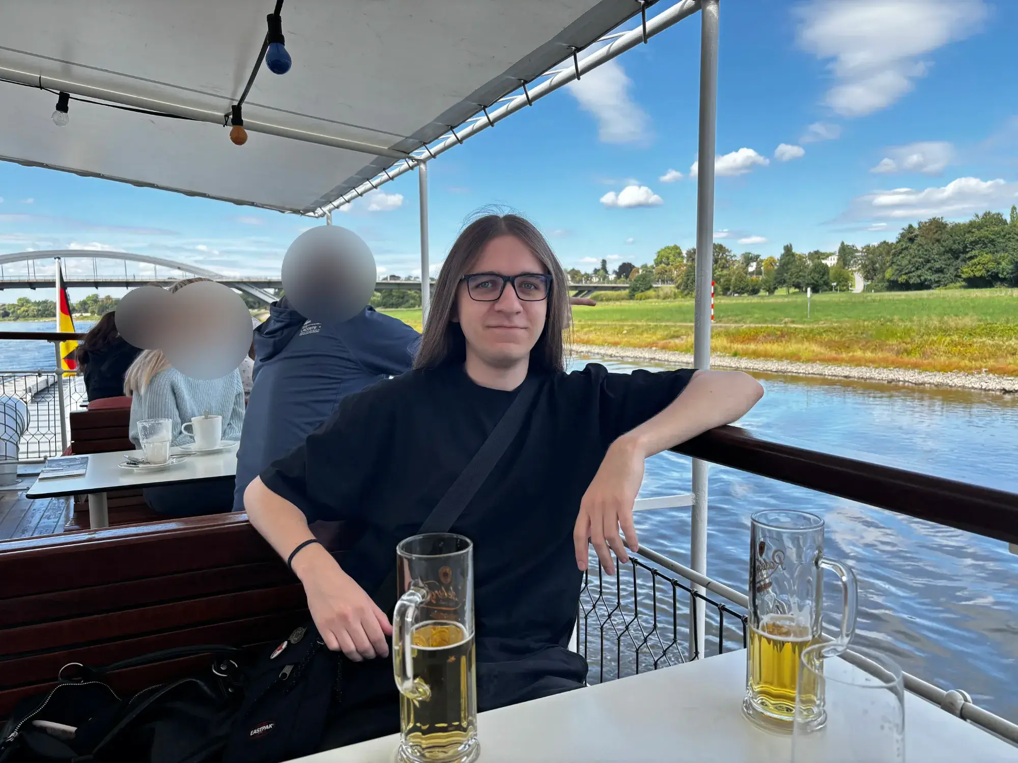 Me with beer on board