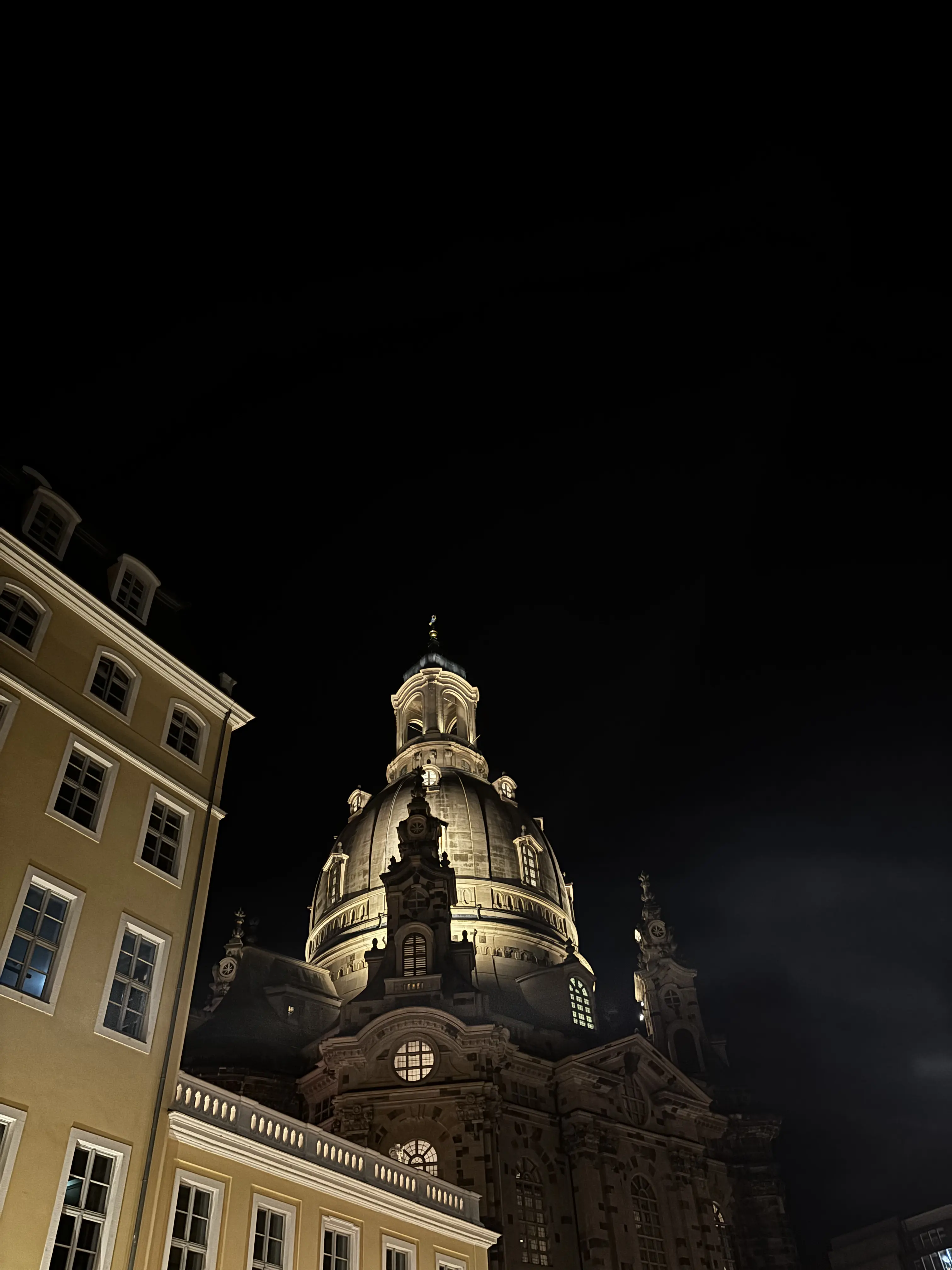 Dresden at night: Frauenkirche